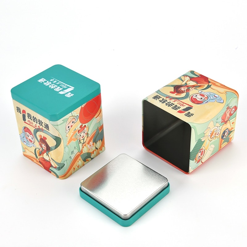 Custom printed protective tins for tech accessories
