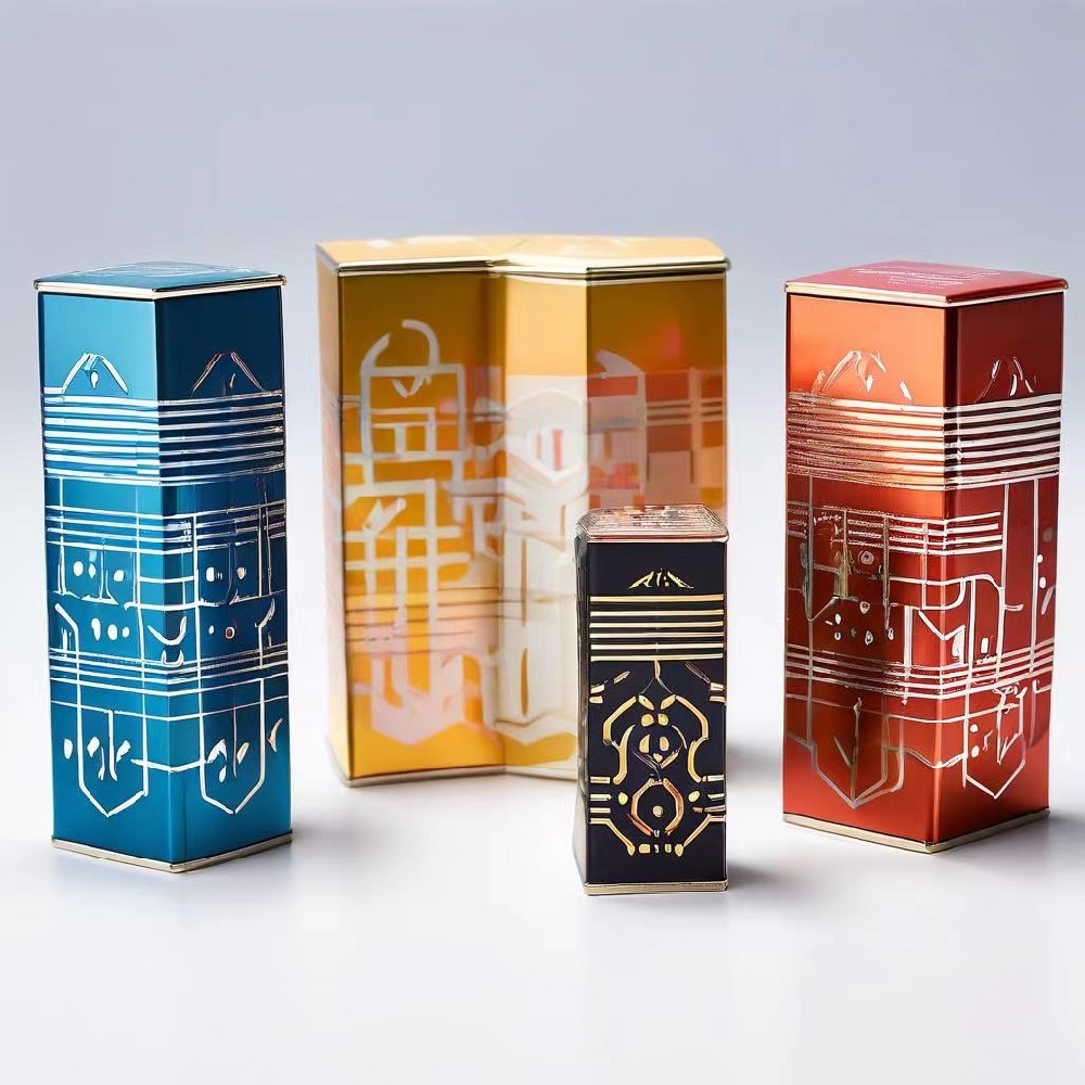 Designer tech device gift tin containers