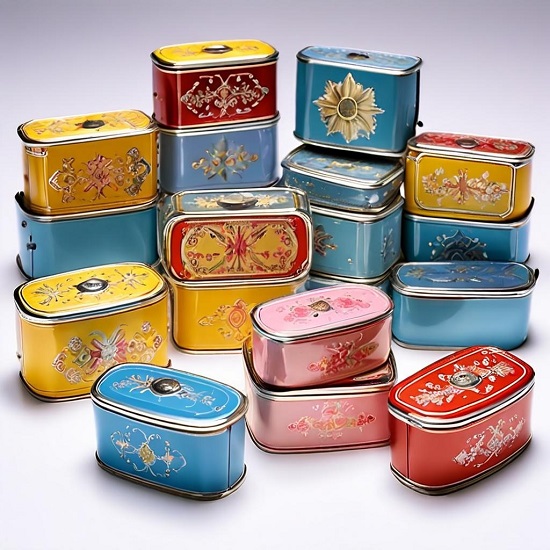 Customizable tin cases for nutraceuticals