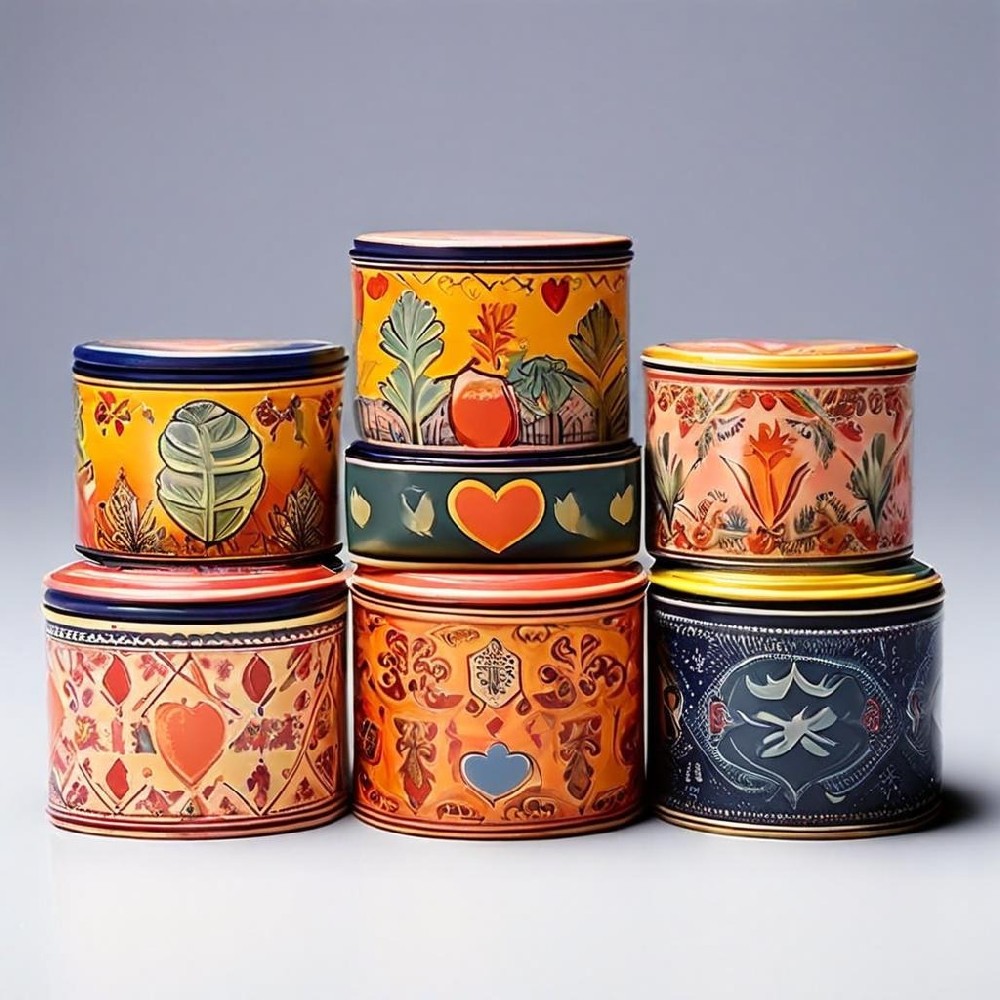 Personal care gift tin cases