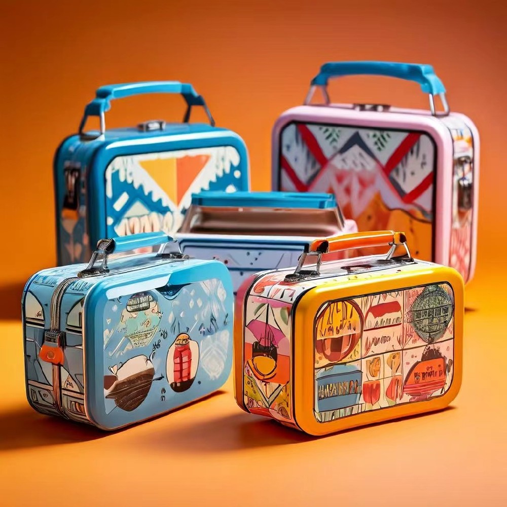 Tin Lunch Boxes with  nostalgically-design: Custom Tin Box Supplier China of Juyou Factory