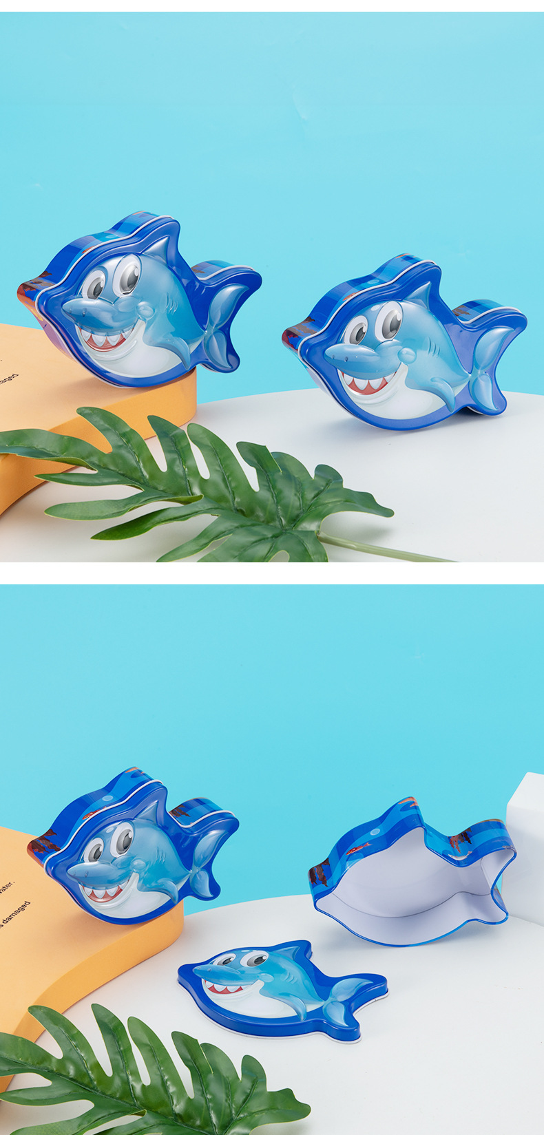 custom fish shaped tins for mint