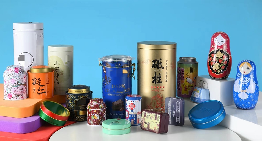 Art supply tins