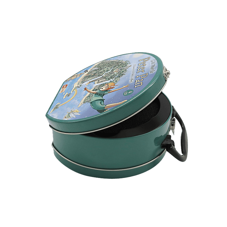 tin lunch box with handle