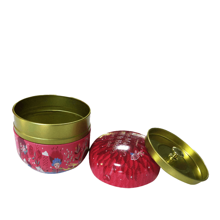 custom round seamless slip lid tins manufacturers